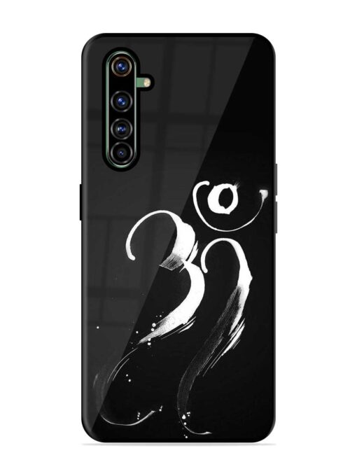 Om Logo Glossy Metal Phone Cover for Realme X50 Pro