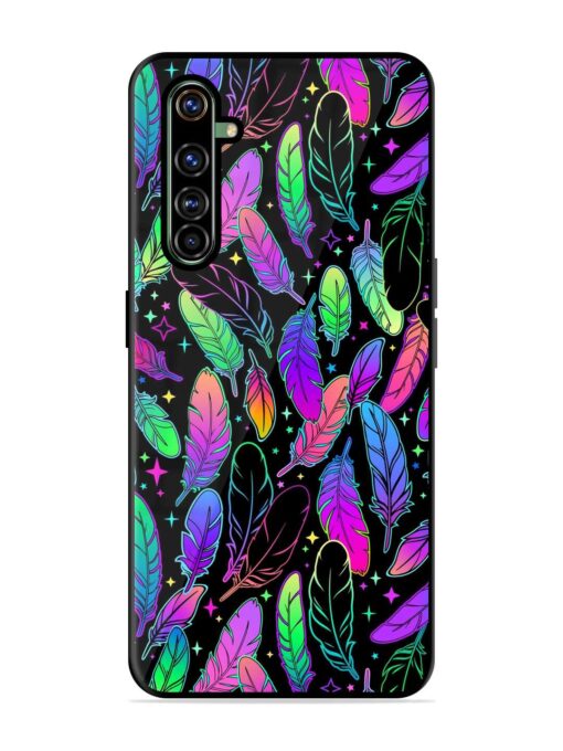 Bright Multi Colored Seamless Glossy Metal Phone Cover for Realme X50 Pro