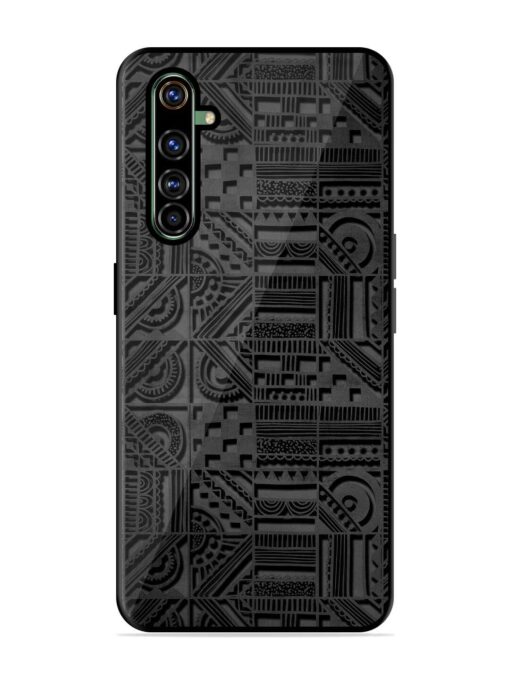 Seamless Pattern Glossy Metal Phone Cover for Realme X50 Pro