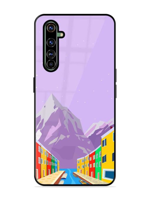 Venice City Illustration Glossy Metal Phone Cover for Realme X50 Pro Zapvi