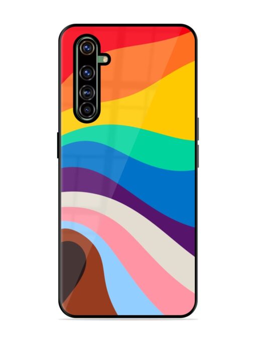 Minimal Pride Art Glossy Metal Phone Cover for Realme X50 Pro