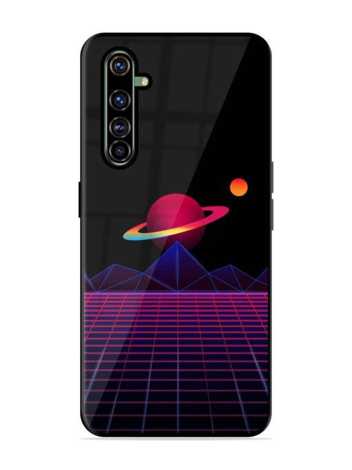 Wave Aesthetic Glossy Metal Phone Cover for Realme X50 Pro