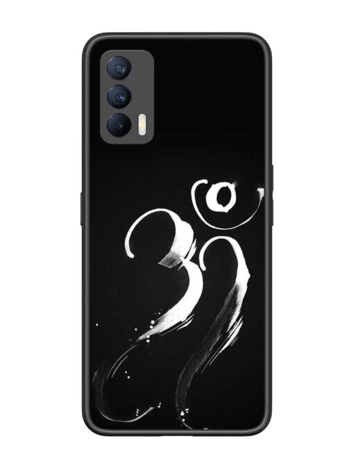 Om Logo Glossy Metal Phone Cover for Realme X7 (5G) Zapvi