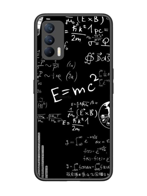 E=Mc2 Mass?Energy Equivalence Glossy Metal Phone Cover for Realme X7 (5G) Zapvi