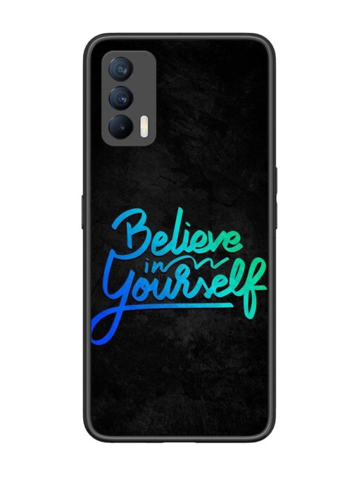 Believe In Yourself Glossy Metal Phone Cover for Realme X7 (5G) Zapvi