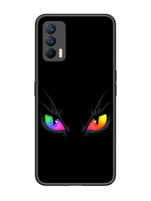 Cat Eyes Glossy Metal Phone Cover for Realme X7 (5G) Zapvi