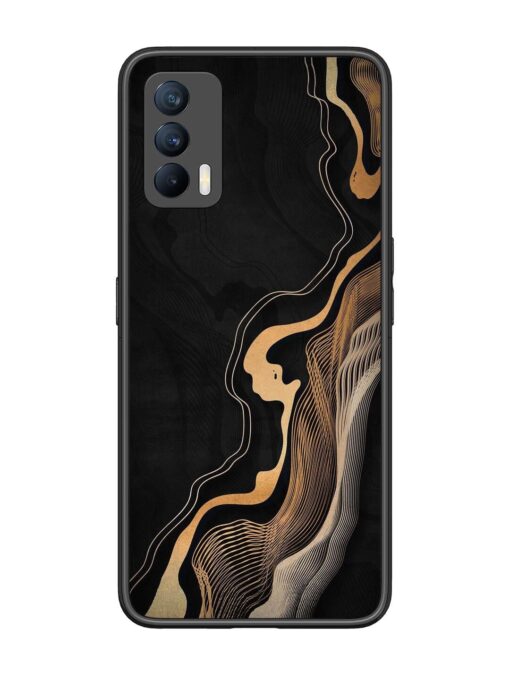 Abstract Art Glossy Metal TPU Phone Cover for Realme X7 (5G) Zapvi