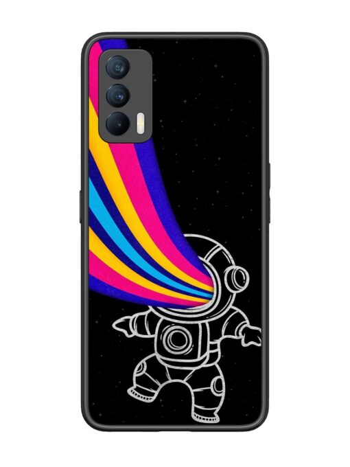 Astronaut Glossy Metal TPU Phone Cover for Realme X7 (5G) Zapvi