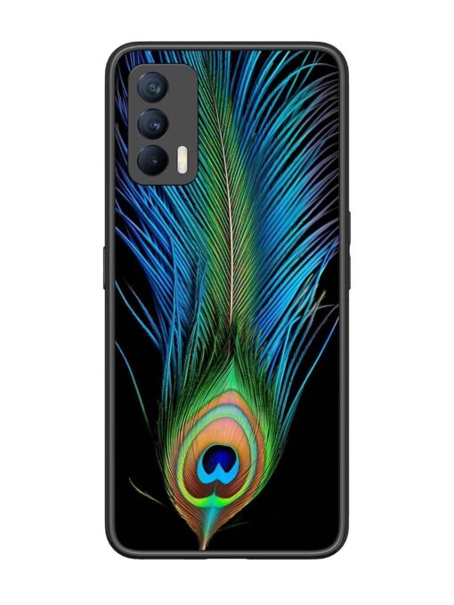 Peacock Feather Glossy Metal TPU Phone Cover for Realme X7 (5G) Zapvi