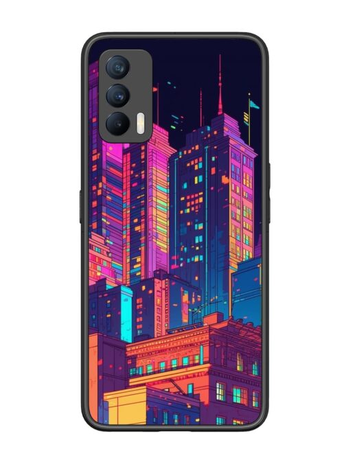 City View Glossy Metal Phone Cover for Realme X7 (5G) Zapvi