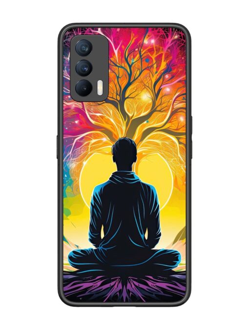 Mind Colourful Glossy Metal Phone Cover for Realme X7 (5G)