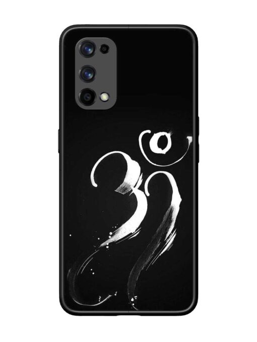 Om Logo Glossy Metal Phone Cover for Realme X7 Pro (5G) Zapvi