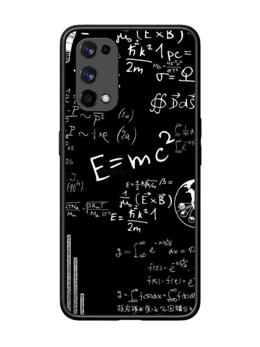 E=Mc2 Mass?Energy Equivalence Glossy Metal Phone Cover for Realme X7 Pro (5G) Zapvi