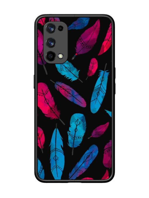 Feather Art Glossy Metal Phone Cover for Realme X7 Pro (5G) Zapvi