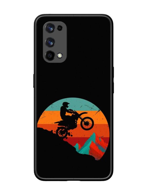 Mountain Bike Glossy Metal Phone Cover for Realme X7 Pro (5G) Zapvi