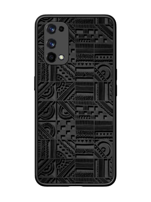 Seamless Pattern Glossy Metal Phone Cover for Realme X7 Pro (5G)