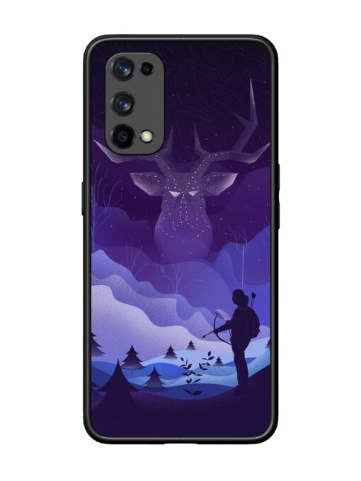 Deer Forest River Glossy Metal Phone Cover for Realme X7 Pro (5G) Zapvi