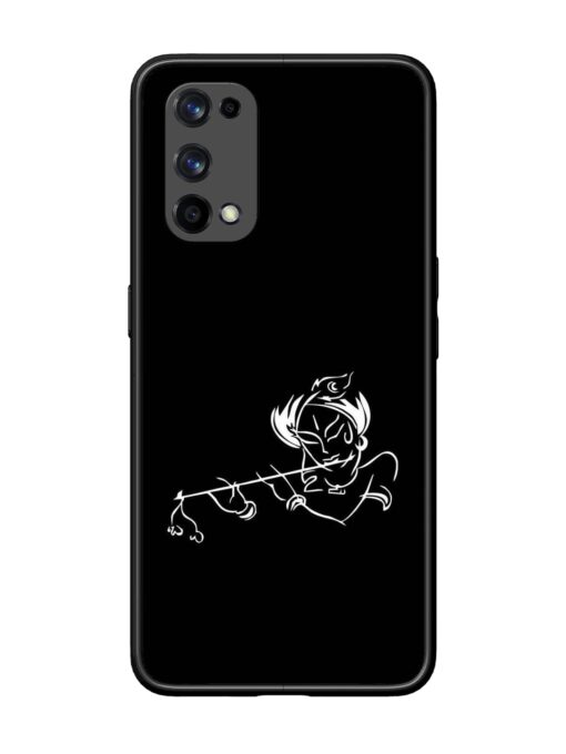 Krishna Flute Glossy Metal Phone Cover for Realme X7 Pro (5G) Zapvi