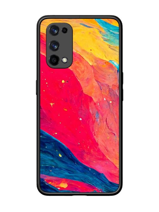 Starry Night Glossy Metal Phone Cover for Realme X7 Pro (5G) Zapvi