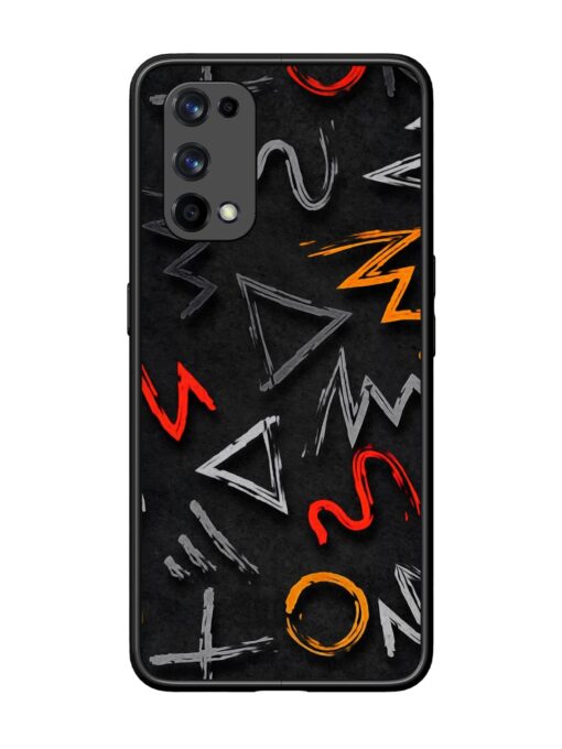 Grungy Graffiti Glossy Metal Phone Cover for Realme X7 Pro (5G)