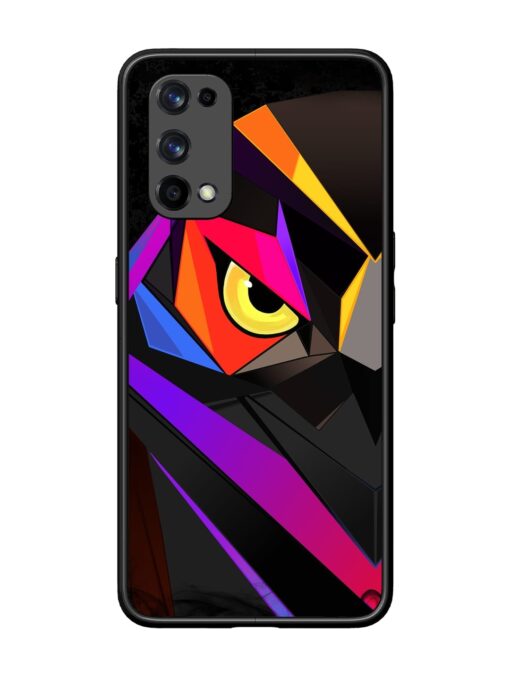 Wpap Owl Glossy Metal Phone Cover for Realme X7 Pro (5G) Zapvi