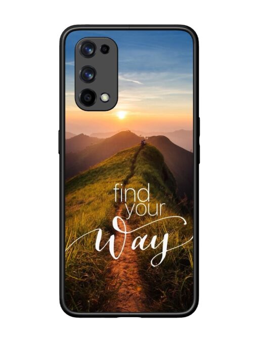 Find Your Way Glossy Metal Phone Cover for Realme X7 Pro (5G)