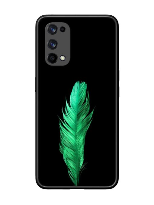 Feather Texture Glossy Metal Phone Cover for Realme X7 Pro (5G)