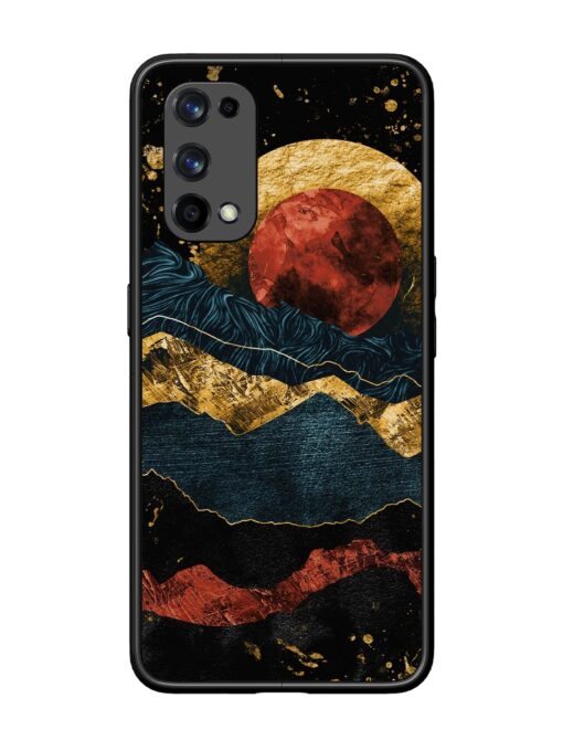 Gold Painting View Glossy Metal Phone Cover for Realme X7 Pro (5G) Zapvi