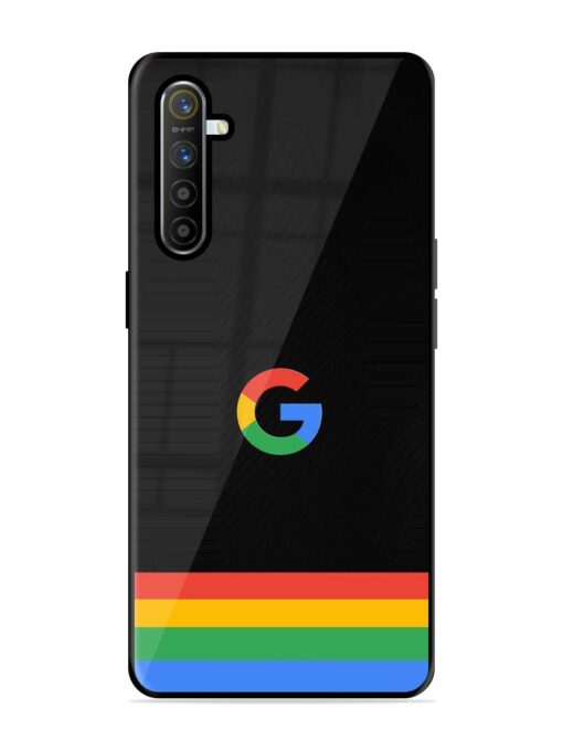 Google Logo Art Glossy Metal Phone Cover for Realme Xt Zapvi