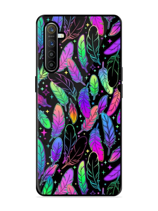 Bright Multi Colored Seamless Glossy Metal Phone Cover for Realme Xt