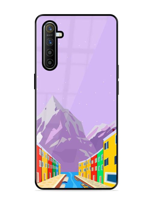 Venice City Illustration Glossy Metal Phone Cover for Realme Xt Zapvi