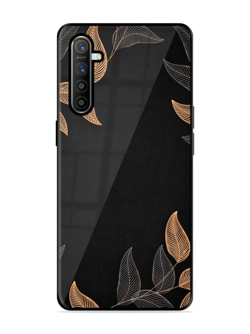 Foliage Art Glossy Metal Phone Cover for Realme Xt