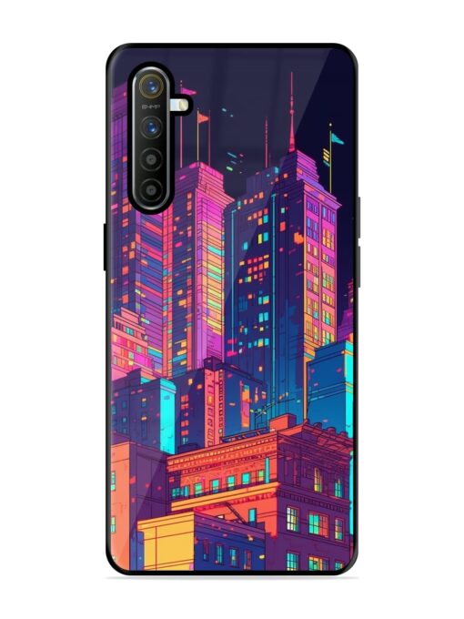 City View Glossy Metal Phone Cover for Realme Xt Zapvi