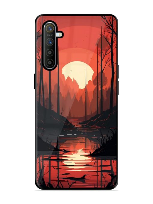 Natural Landscape Glossy Metal Phone Cover for Realme Xt Zapvi