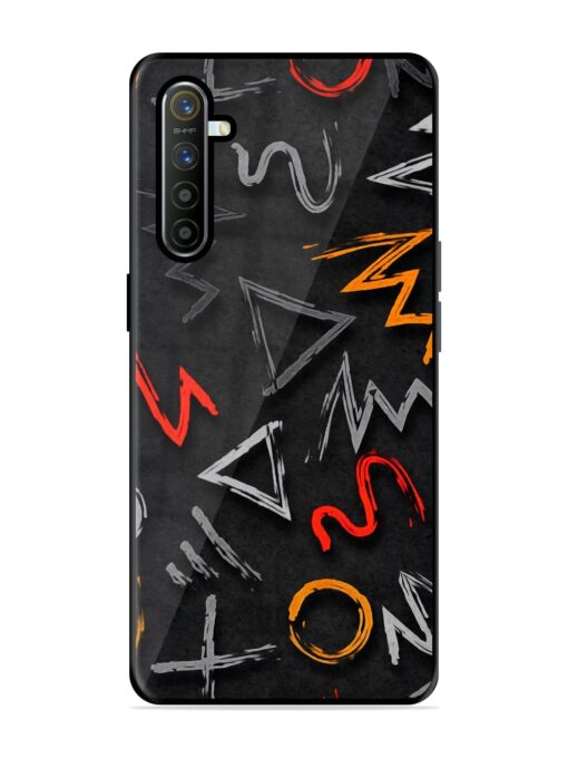 Grungy Graffiti Glossy Metal Phone Cover for Realme Xt Zapvi