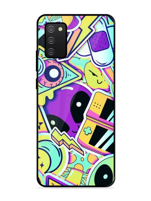 Scratch Art Glossy Metal Phone Cover for Samsung Galaxy A02S Zapvi