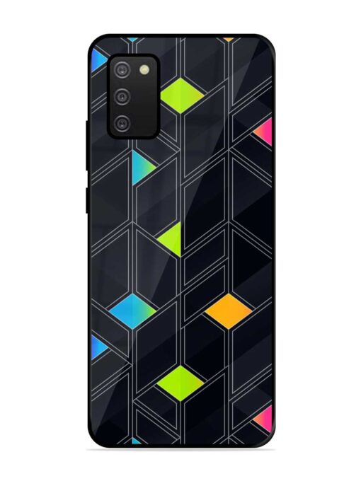 Abstract Mosaic Seamless Glossy Metal Phone Cover for Samsung Galaxy A02S Zapvi