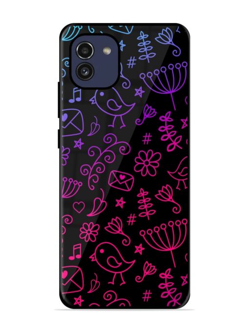 Cool Girly Glossy Metal Phone Cover for Samsung Galaxy A03 Zapvi