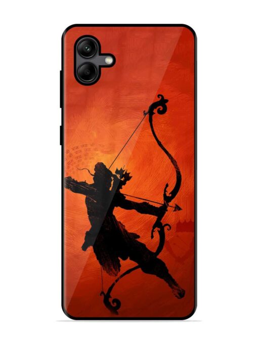 Illustration Lord Rama Glossy Metal Phone Cover for Samsung Galaxy A04