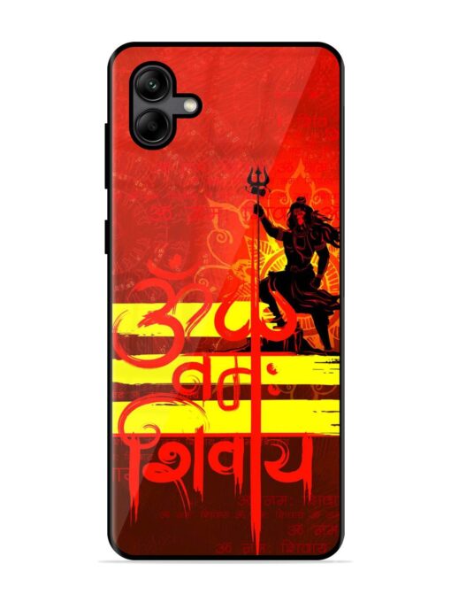 Illustration Lord Shiva Glossy Metal TPU Phone Cover for Samsung Galaxy A04