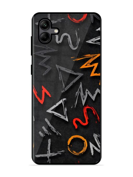 Grungy Graffiti Glossy Metal Phone Cover for Samsung Galaxy A04