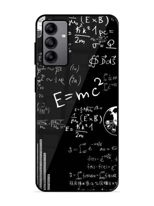 E=Mc2 Mass?Energy Equivalence Glossy Metal Phone Cover for Samsung Galaxy A04S Zapvi