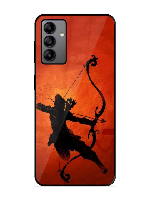 Illustration Lord Rama Glossy Metal Phone Cover for Samsung Galaxy A04S Zapvi