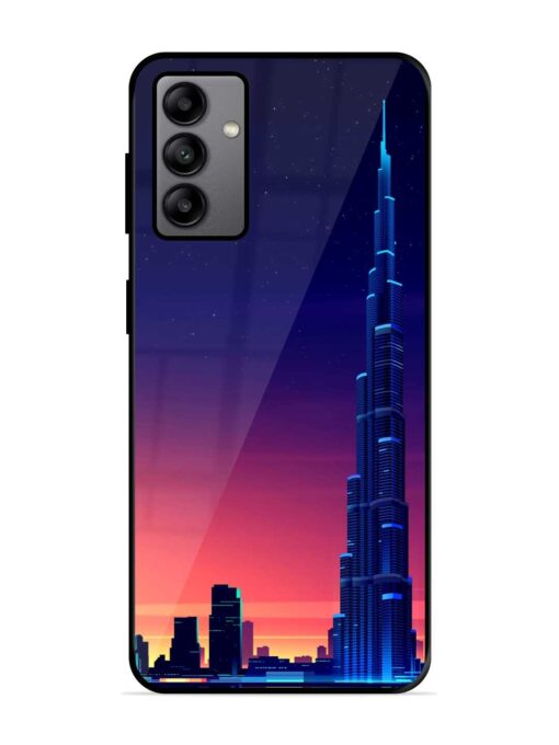 Burj Khalifa Abstract Glossy Metal Phone Cover for Samsung Galaxy A04S Zapvi