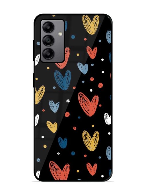 Happy Valentines Day Glossy Metal TPU Phone Cover for Samsung Galaxy A04S Zapvi