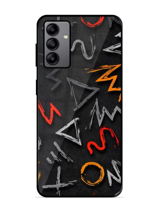 Grungy Graffiti Glossy Metal Phone Cover for Samsung Galaxy A04S Zapvi