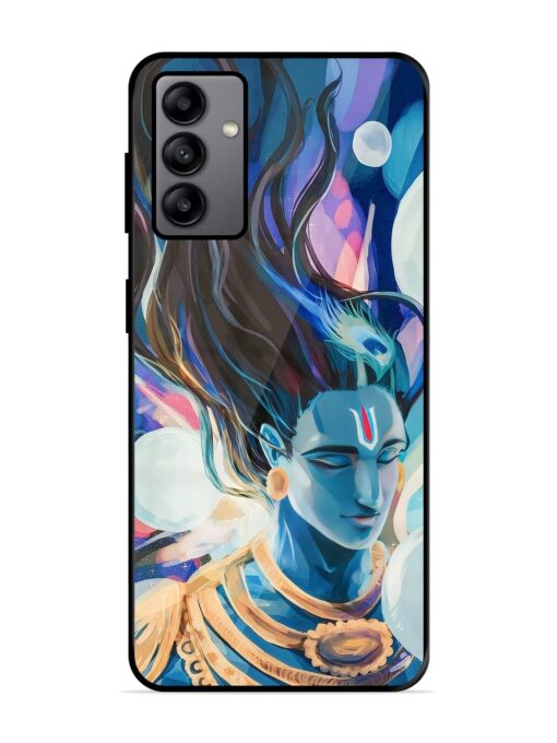 Bhagwan Sri Krishna Glossy Metal Phone Cover for Samsung Galaxy A04S