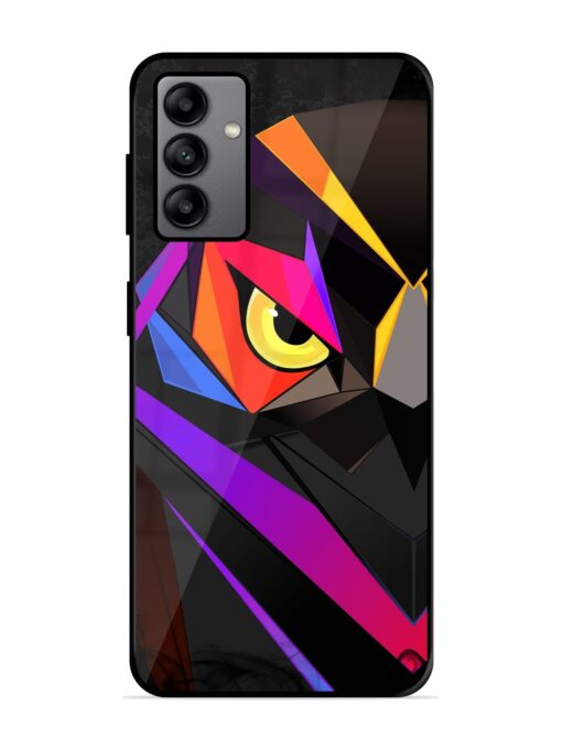 Wpap Owl Glossy Metal Phone Cover for Samsung Galaxy A04S Zapvi