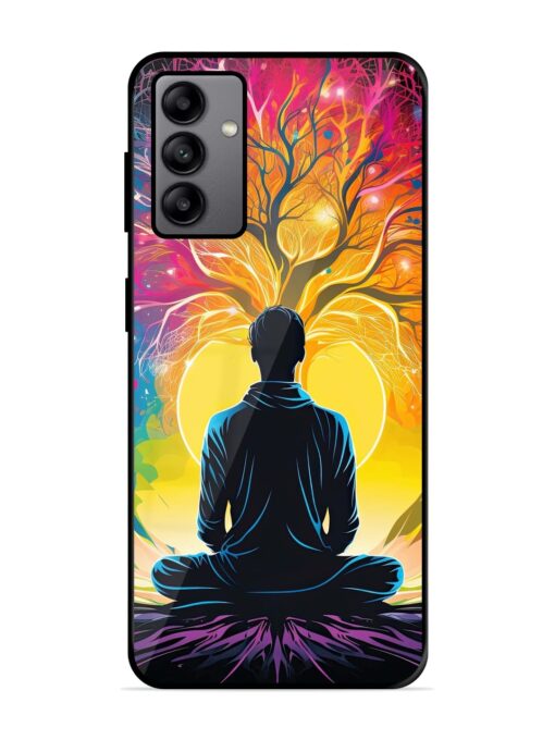 Mind Colourful Glossy Metal Phone Cover for Samsung Galaxy A04S Zapvi