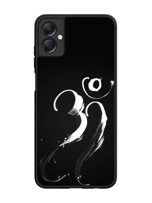 Om Logo Glossy Metal Phone Cover for Samsung Galaxy A05 Zapvi